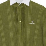 Polo con ricamo in verde SHUSHU/TONG - donna 