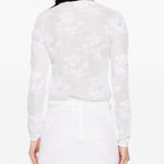 Cardigan con fiocco in bianco SHUSHU/TONG - donna 