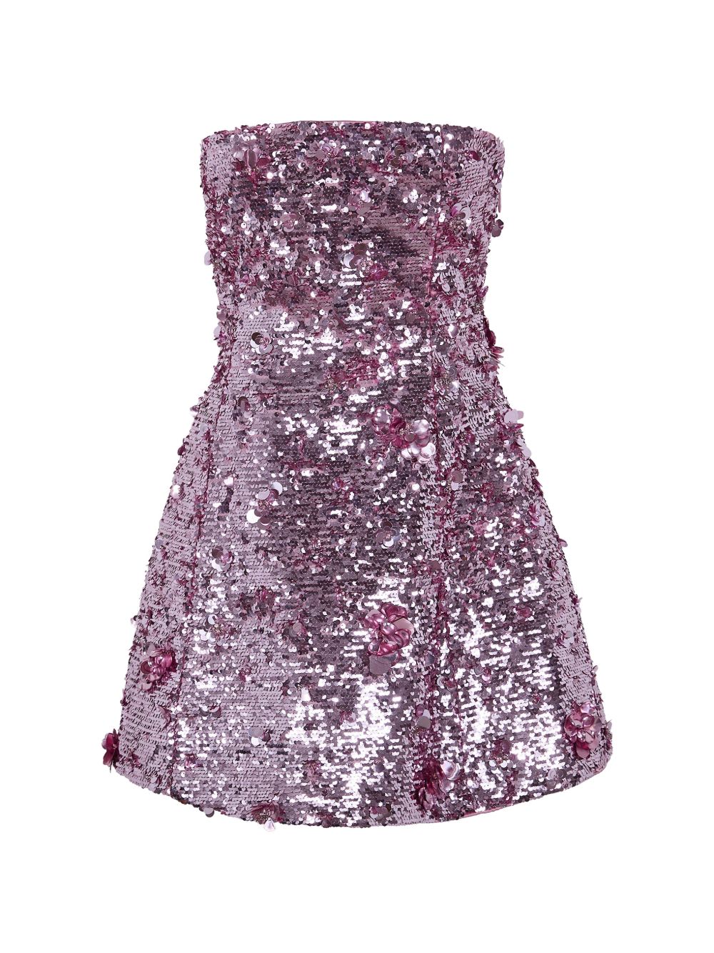 Abito mini con paillettes in viola Simkhai - donna 