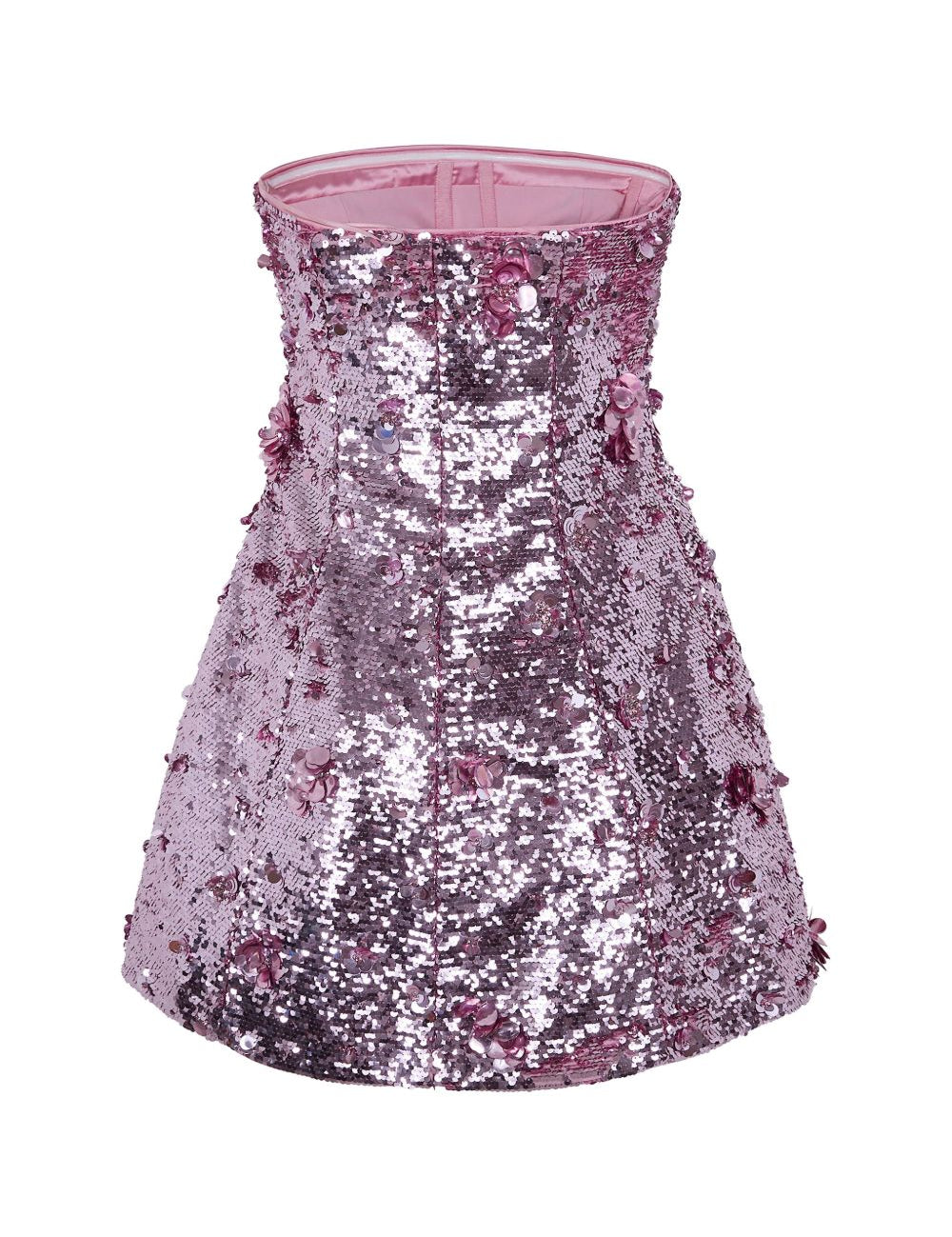 Abito mini con paillettes in viola Simkhai - donna 