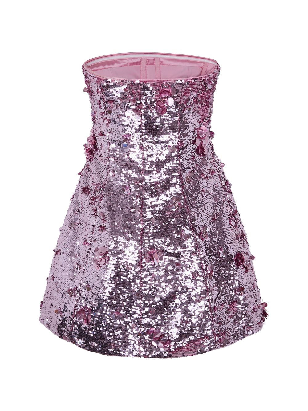 Abito mini con paillettes in viola Simkhai - donna 