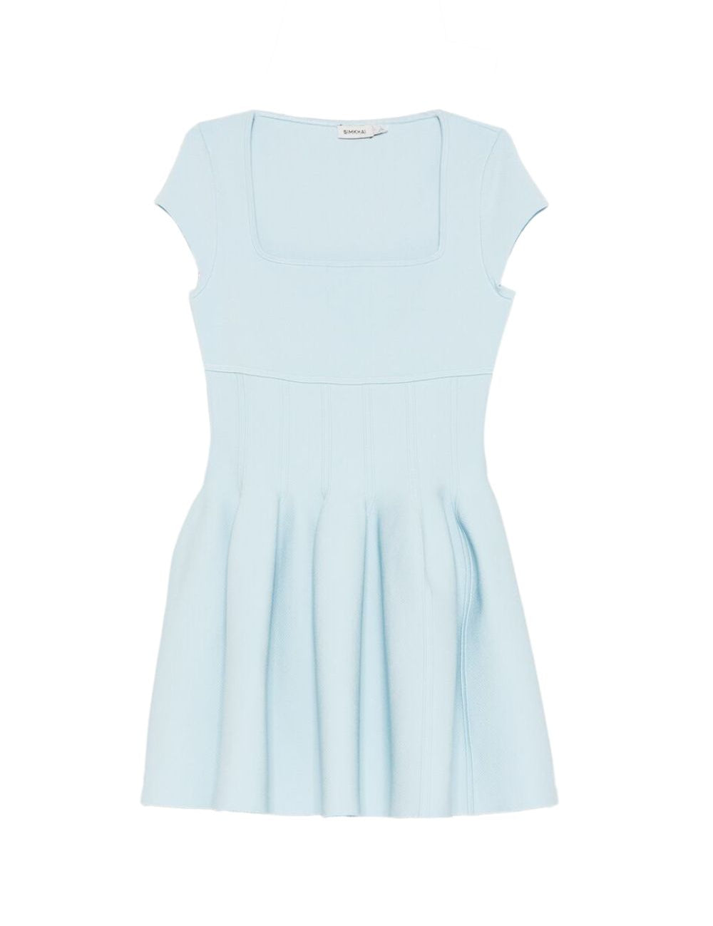 Abito corto svasato in azzurro Simkhai - donna 