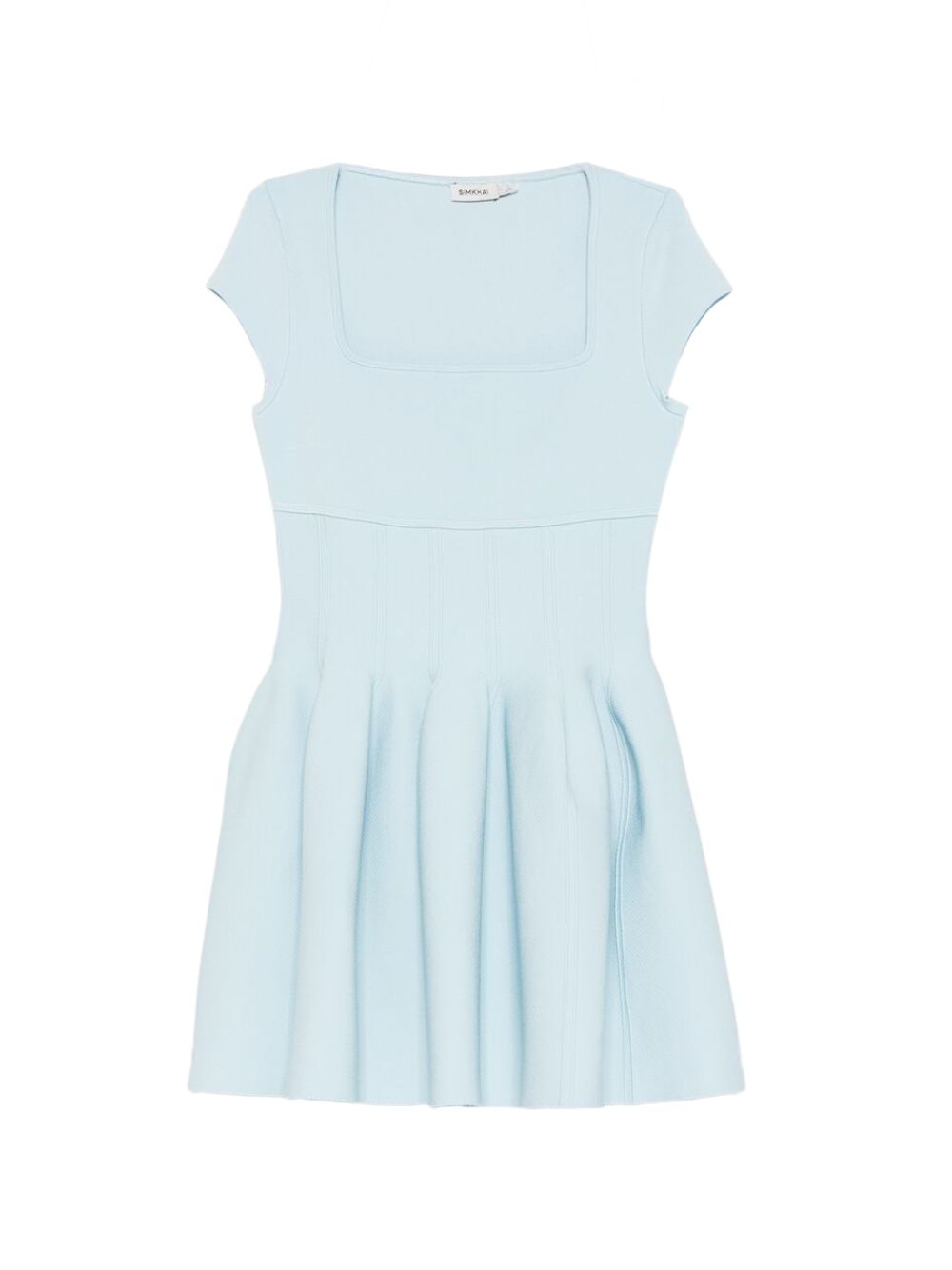 Abito corto svasato in azzurro Simkhai - donna 