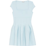 Abito corto svasato in azzurro Simkhai - donna 