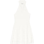 Abito corto con scollo all'americana in bianco Simkhai - donna 