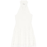 Abito corto con scollo all'americana in bianco Simkhai - donna 