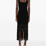 Abito con frange in nero Simkhai - donna 