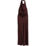 Abito con scollo all'americana in bordeaux Simkhai - donna 