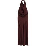 Abito con scollo all'americana in bordeaux Simkhai - donna 