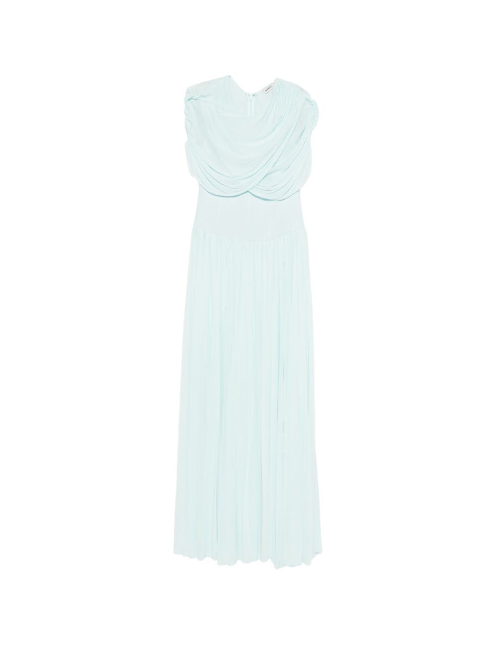 Abito lungo con drappeggio Nancie in azzurro Simkhai - donna 