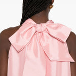 Mini abito collo alto e volant in rosa Simkhai - donna 