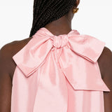 Mini abito collo alto e volant in rosa Simkhai - donna 