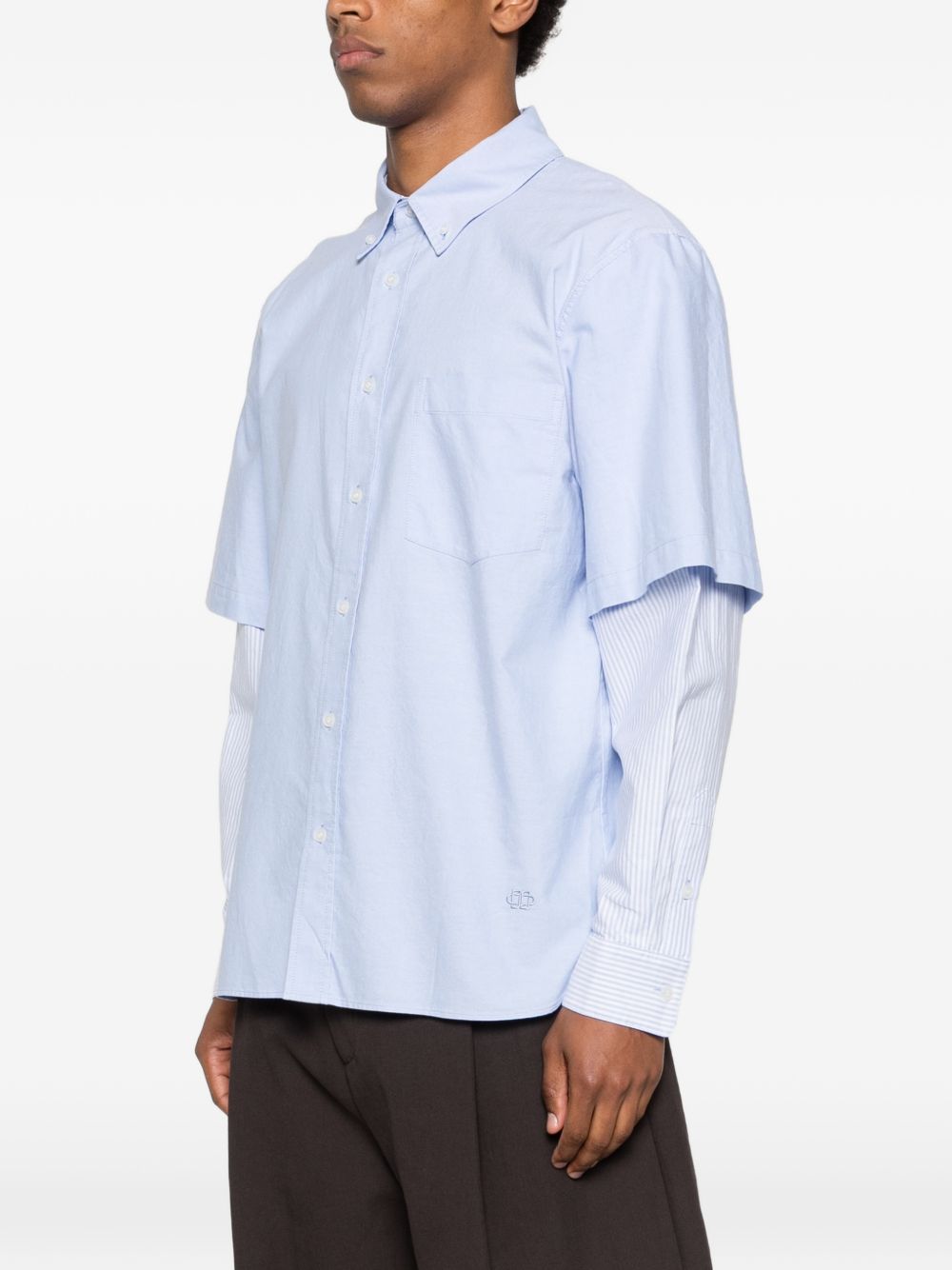 Camicia Quade in azzurro Simkhai - uomo 