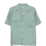 Camicia Clarke a fantasia verde Simkhai - uomo 