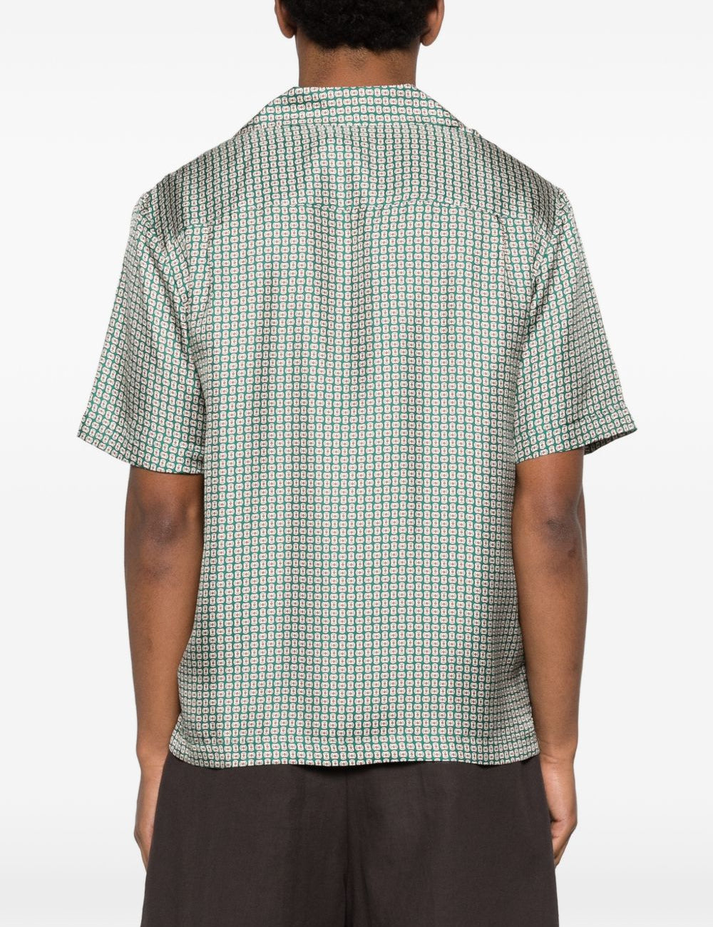 Camicia Clarke a fantasia verde Simkhai - uomo 