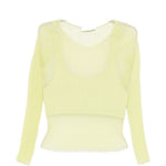 Top a maniche lunghe in giallo Simkhai - donna 