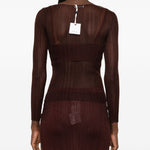 Top a maniche lunghe in bordeaux Simkhai - donna 