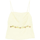 Top Cruz Cami in verde lime 