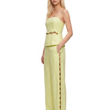 Top Cruz Cami in verde lime 