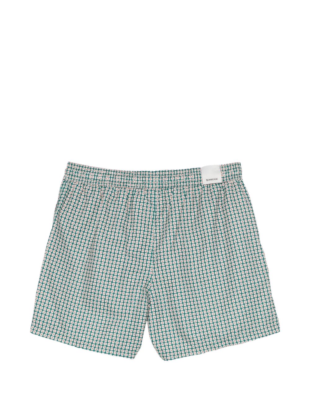 Costume da bagno stampati con coulisse Kelly in verde Simkhai - uomo 