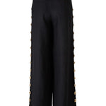 Pantaloni a palazzo Cayman con borchie in nero Simkhai - donna 