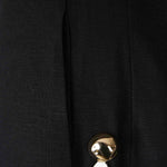 Pantaloni a palazzo Cayman con borchie in nero Simkhai - donna 