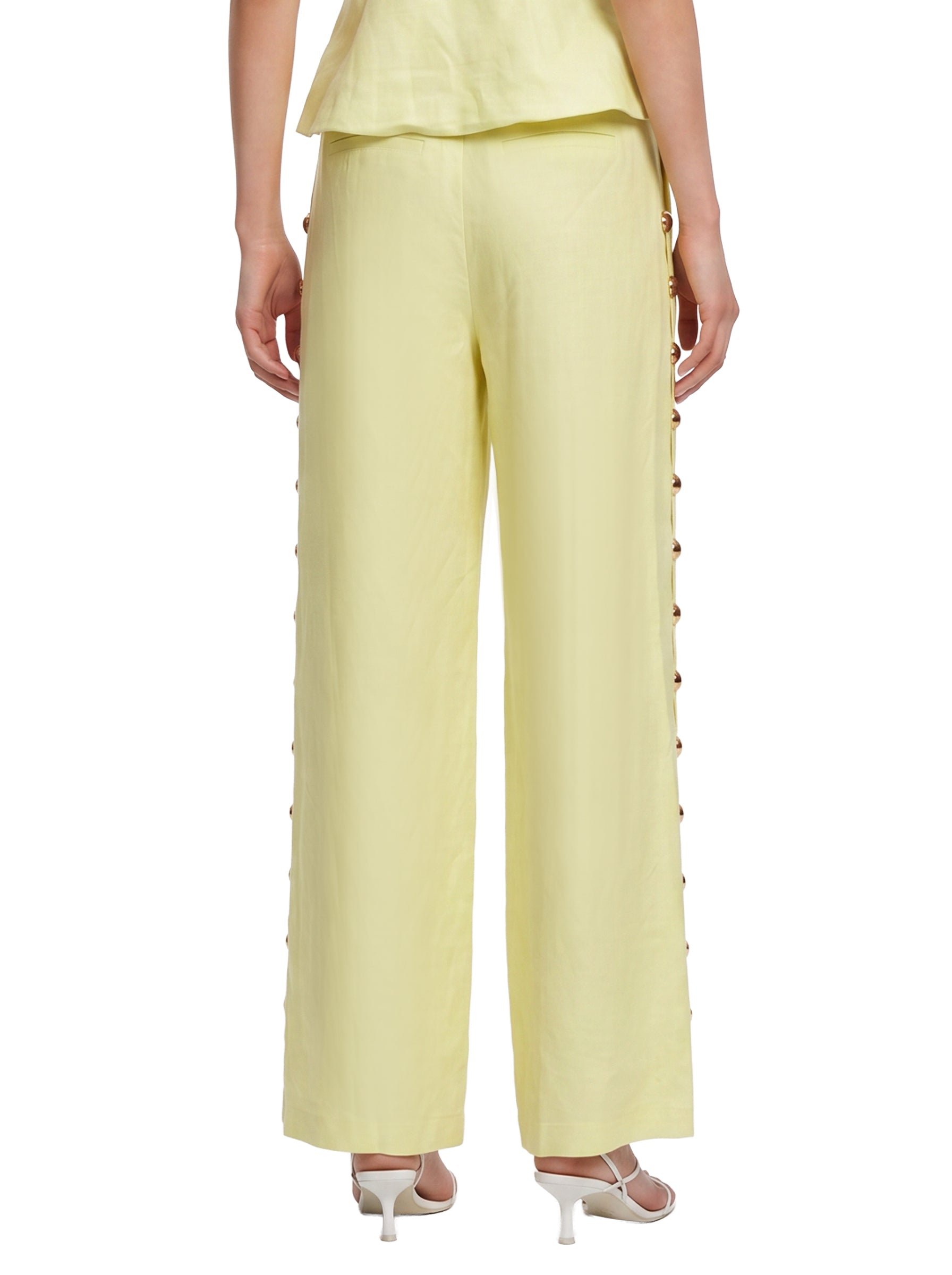 Pantaloni Cayman in verde lime 