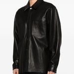 Giacca in pelle in nero Simkhai - uomo 