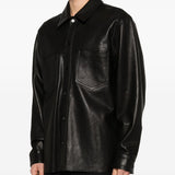 Giacca in pelle in nero Simkhai - uomo 