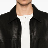 Giacca in pelle in nero Simkhai - uomo 