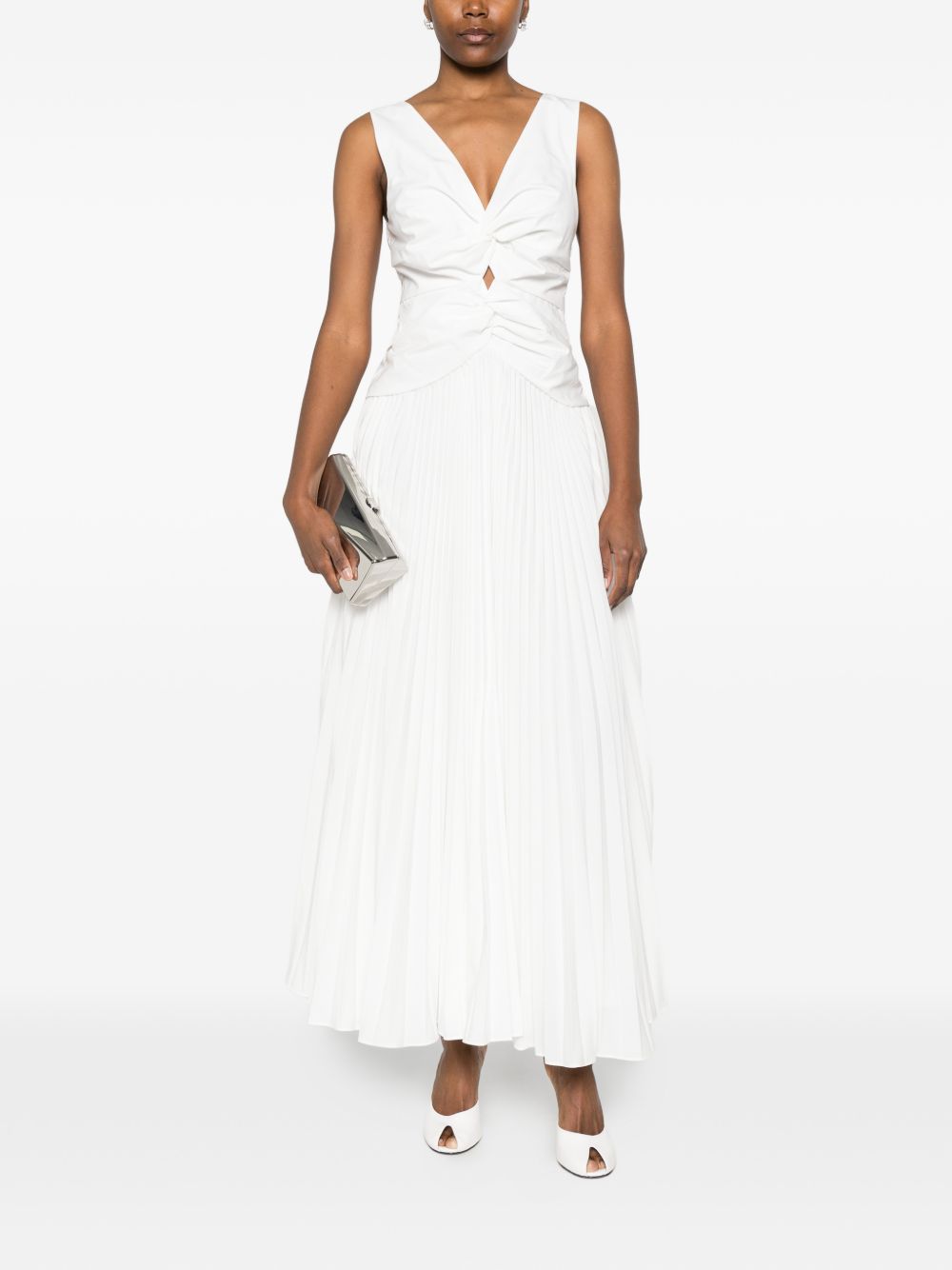 Abito midi vivianne in bianco Simkhai - donna 
