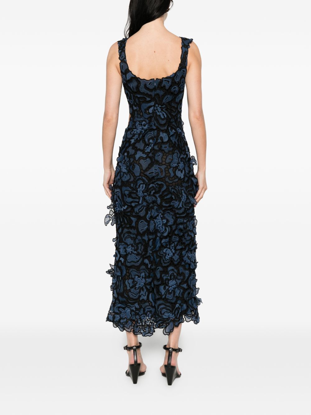 Abito midi Corinna in pizzo in blu Simkhai - donna 