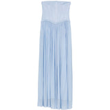 Abito lungo adalys in azzurro ROTATE BIRGER CHRISTENSEN - donna 