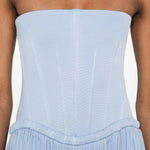 Abito lungo adalys in azzurro ROTATE BIRGER CHRISTENSEN - donna 