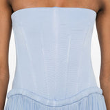Abito lungo adalys in azzurro ROTATE BIRGER CHRISTENSEN - donna 