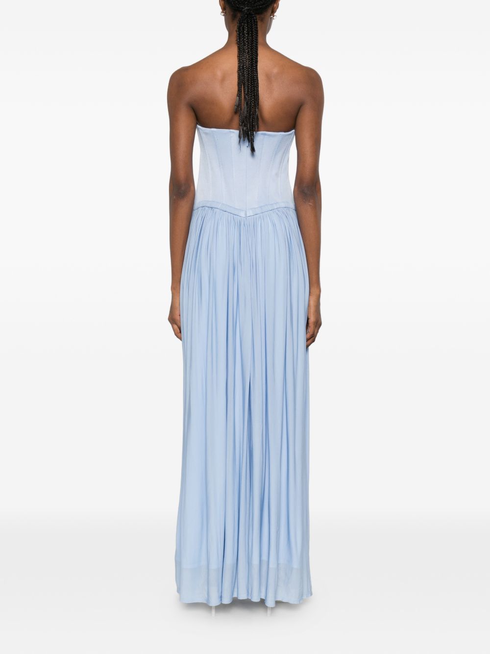 Abito lungo adalys in azzurro ROTATE BIRGER CHRISTENSEN - donna 