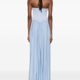 Abito lungo adalys in azzurro ROTATE BIRGER CHRISTENSEN - donna 