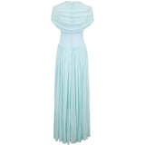 Abito lungo Nancie in blu 