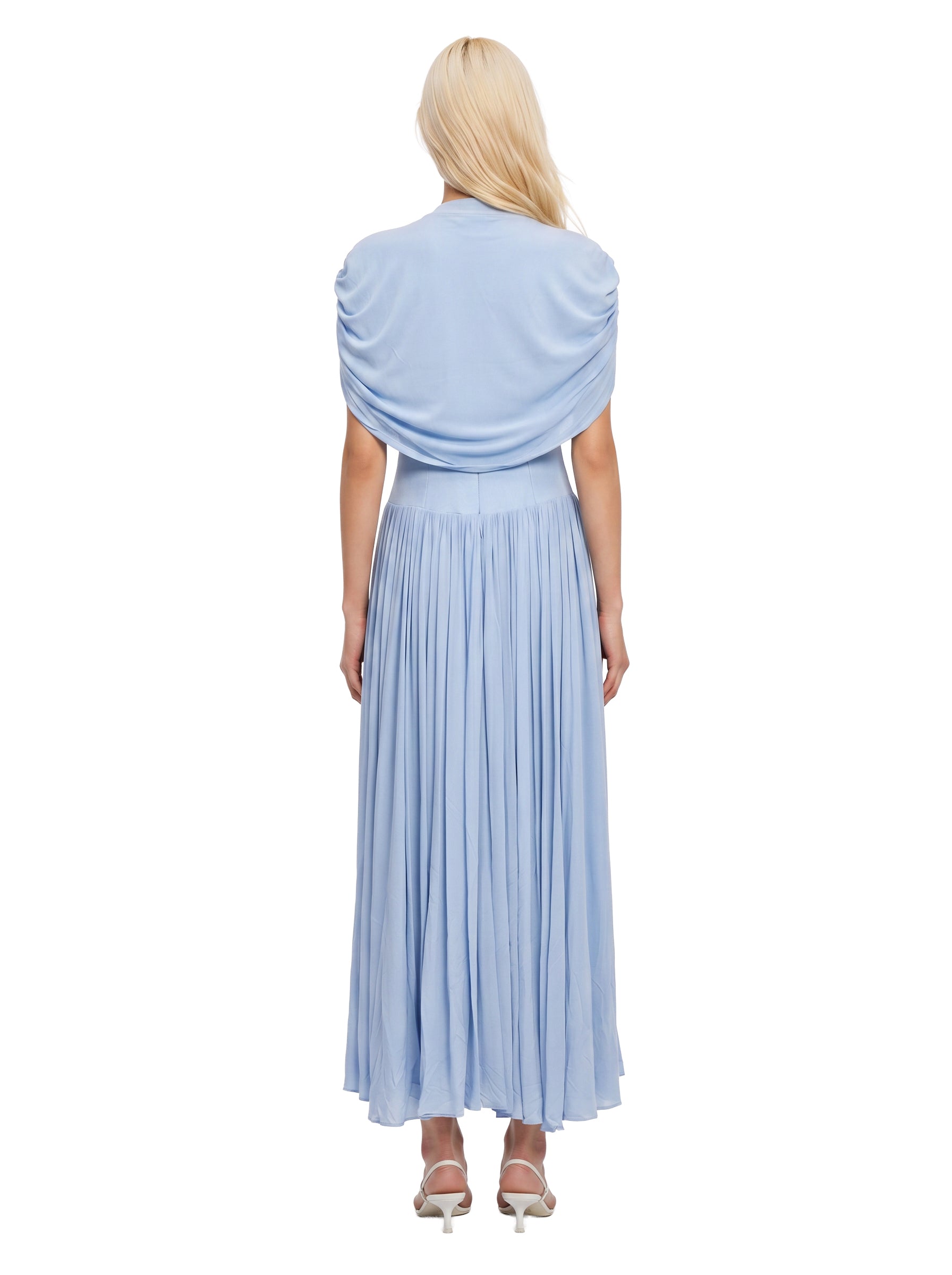 Abito lungo Nancie in blu 