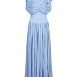 Abito lungo Nancie in blu 