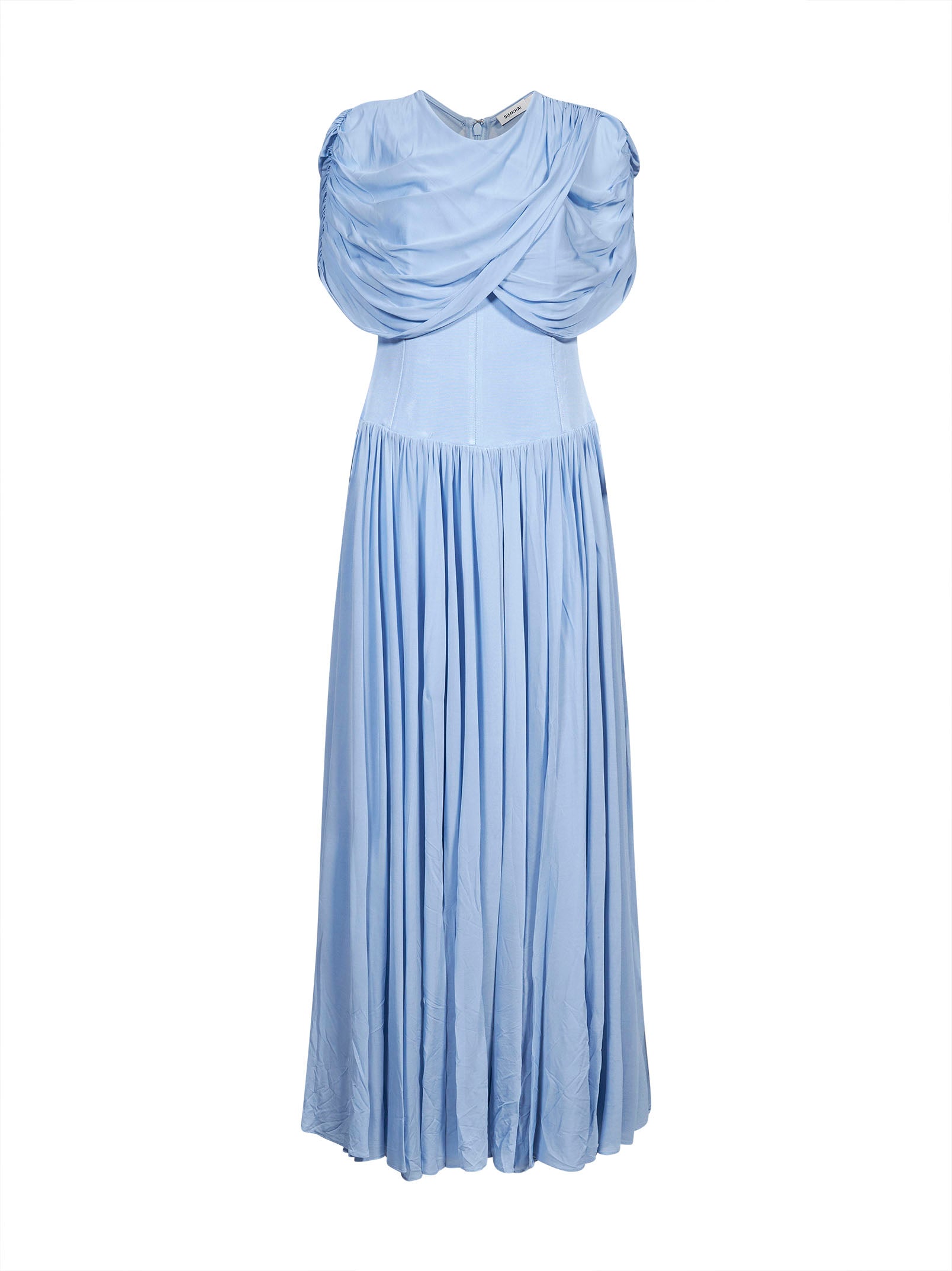 Abito lungo Nancie in blu 