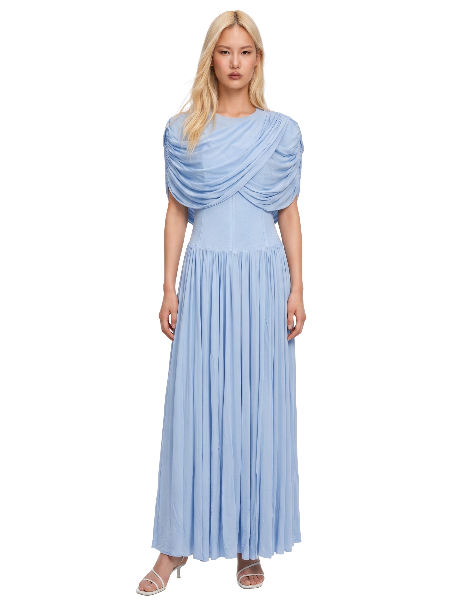 Abito lungo Nancie in blu 