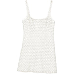 Mini abito con perline ziva in bianco Simkhai - donna 