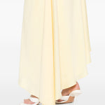 Abito midi in raso monica in giallo Simkhai - donna 