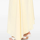 Abito midi in raso monica in giallo Simkhai - donna 