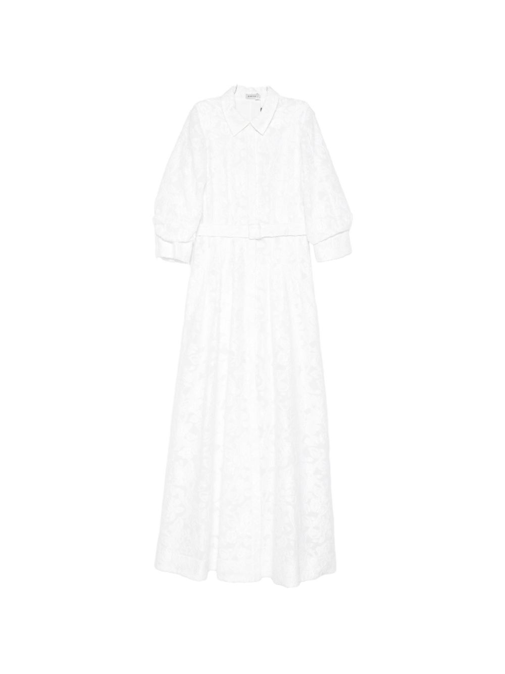 Abito lungo Courtney con cintura e decorazioni floreali in bianco Simkhai - donna 