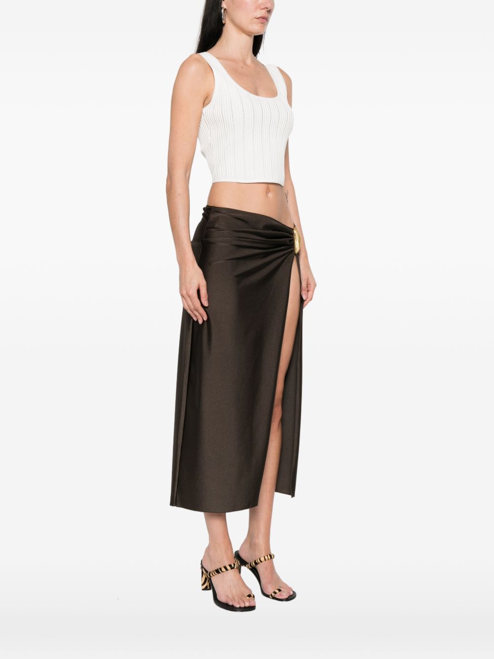 Canotta con scollo quadrato in bianco Simkhai - donna 