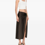 Canotta con scollo quadrato in bianco Simkhai - donna 