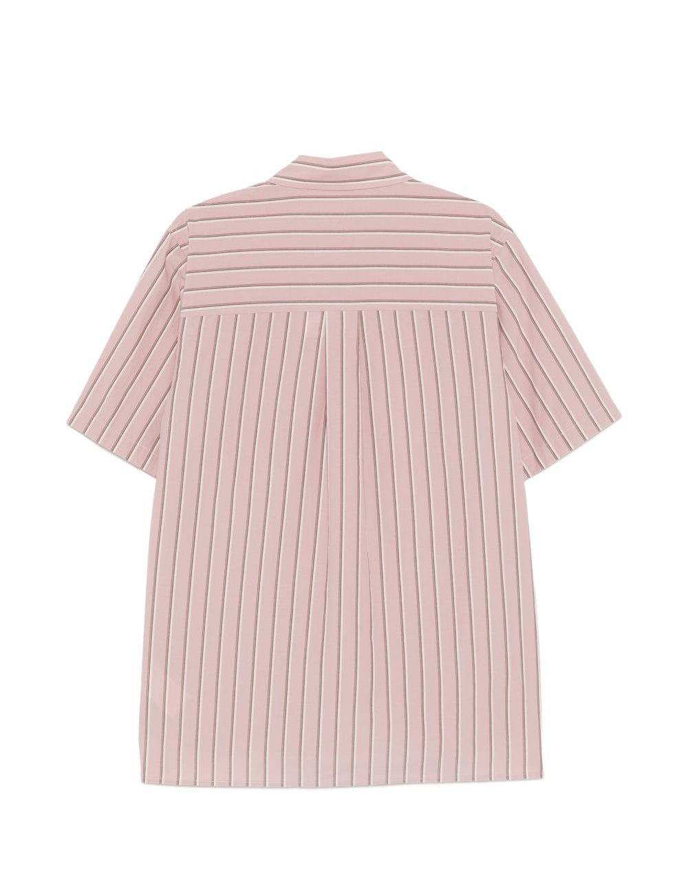 Camicia a maniche corte a righe in rosa Simkhai - uomo 