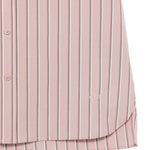 Camicia a maniche corte a righe in rosa Simkhai - uomo 